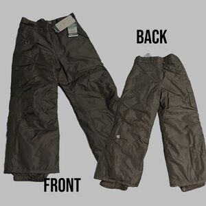 Kids Black Champion Snow Pants